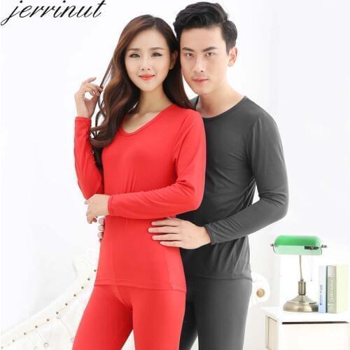 Jerrinut Womens/mens Thermal Underwear Long Johns Winter Underwear Set For Male/Female Warm Clothes Thermal Suit L XL XXL XXXL