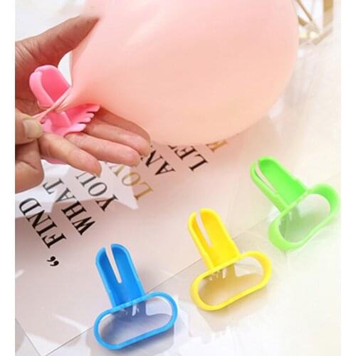 1Pcs Random Balloon Knot Tools Accessories Easily Knotted Garland Tie Deco For Wedding Birthday Party Baby Shower Balloons Clip
