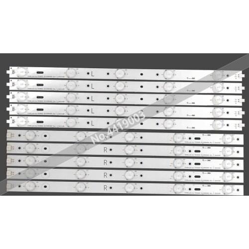 1kit=10pcs(5R+5L) LED Backlight strip for Phil ips tv 39pfl3508g/78 39pfl3108 39pfl3008 39pfl3508