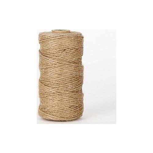 1Roll (99 Mtrs) Burlap Rope Hemp Cord Thread Jute String DIY 1mm - Natural