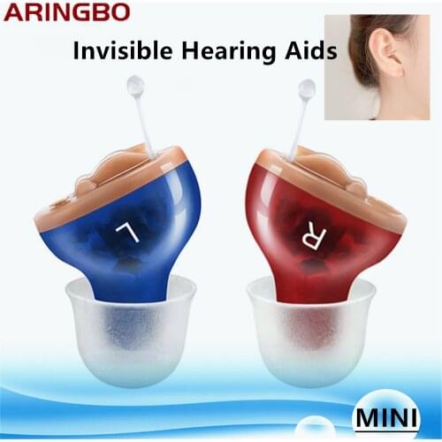 2021 Best Hearing Aid Mini CIC Digital Invisible Ear Sound Amplifier In the Ear Tone Volume Adjustable Ear Hearing Dropshipping