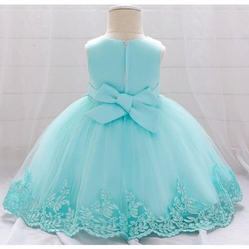 2021 Newborn Clothes Christening Kids Baby Girl Party Wedding Sequin Dresses Girl Baby 2 1 Year Birthday Evening Dress Princess