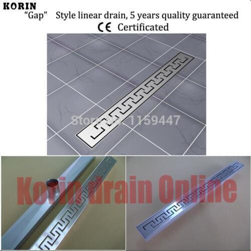 700mm "Zipper" Style Stainless Steel 304 Linear Shower Drain, Vertical Drain, Floor Waste, Long floor drain, Shower channel