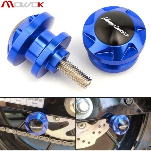 8mm CNC Motorfiets Stand Achterbrug Spoelen Slider Stand Schroef Fit For Suzuki GSX1300R HAYABUSA GSXR1300 1999-2018 2016 2017