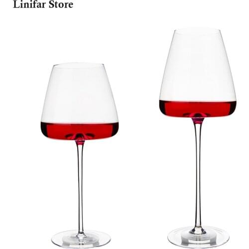 2pcs Goblet Wine Glass Kitchen Utensils Water Grap Champagne Glasses Bordeaux Wedding Party Birthday Gift Lead-Free