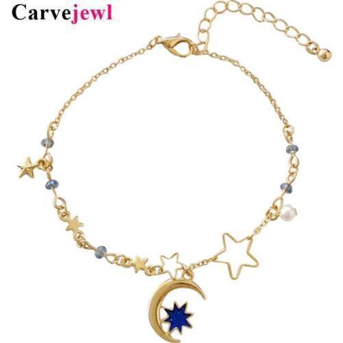 Синие браслеты Carvejewl China At AliExpress