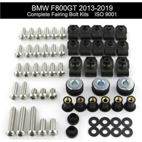 For BMW F800GT 2013-2019 2013 2014 2015 2016 2017 2018 2019 Motorcycle Complete Full Fairing Bolts Kit Speed Nut Stainless Steel