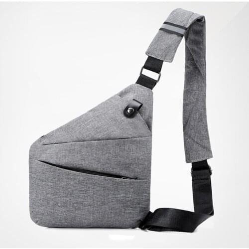 BYCOBECY New Men Nylon Chest Bag Ultralight Canvas Cross Body Shoulder Bag Waterproof Casual Short Trip Small Male Messenger Bag