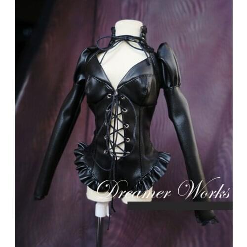 BJD SD 1/3 doll clothes / Gothic punk leather night queen for ball jointed doll 1/3, big girl