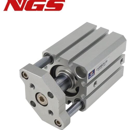 CQMB/CDQMB Series Pneumatic Thin AIR Cylinder SMC Type Double Acting Guide Rod Conpact bore 20mm 25mm 32mm stroke 5-100mm