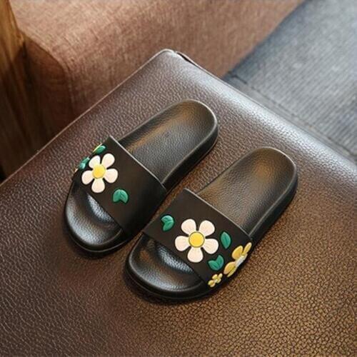 2020 New Summer Sun flower Slippers Women High Heel Beach Outdoor Flip Flops flip flops Platform Sandals Zapatos Mujer TUX118