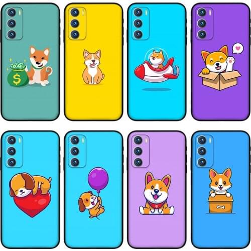 Cute cartoon dog phone case for oppo Reno 4 6 pro Puls Z Silicone case for oppo realme GT Q3 Q2 GTneo X7 X50 pro