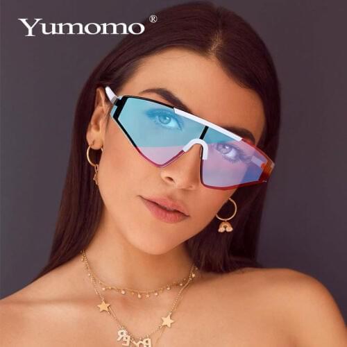 New Rimless Square Sunglasses Women 2020 Gradient Rectangle Sunglasses Men Fashion Sunglasses Brand Designer oversized Eyewear