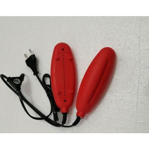 220V 15W Red shoe dryers red women boots dryer shoes with EU plug for Christmas gift birthday present commercial promotion