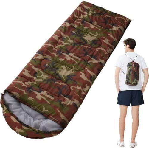 Ultralight Portable Camping Camping Sleeping Bag Compression Bag Camouflage Outdoor Emergency Sleeping Bag Camping Trip Hiking