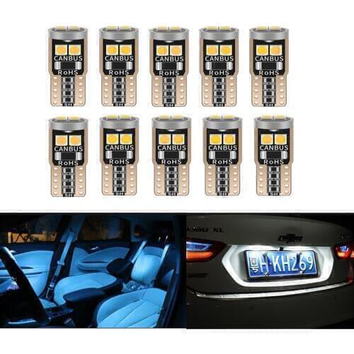 T10 LED Canbus W5W 168 194 Clearance Parking Light 12V For Lada Granta Kalina 2 1 Priora Vaz Niva Largus 2107 2110 2114 4x4 Xray