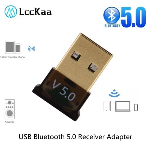 USB Bluetooth Adapters BT 5.0 USB Wireless Computer Adapter Audio Receiver Transmitter Dongles Laptop Earphone Mini Sender