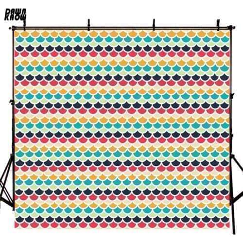 DAWNKNOW Pattern Vinyl Photography Background For Baby New Fabric Polyester Backdrop For Wedding Photo Studio F952
