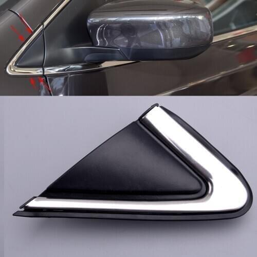 Exterior Left Side Rearview Mirror Triangle Plate Trim Fit For Nissan Sentra 2013 2014 2015