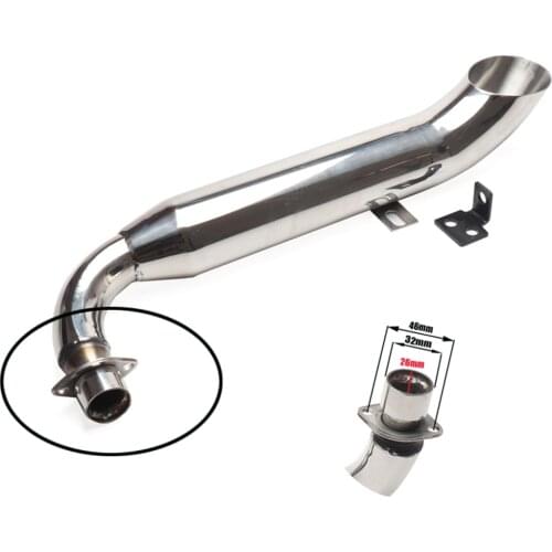 Motorcycle Stainless Steel Exhaust Muffler For Honda Z50 Bike Mini Trail 50