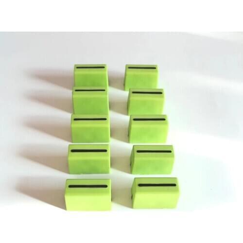 10pcs/lot New Channel Crossfader Fader Cap Knob Fit For RANE 57 TTM57 TTM57sl TTM57mk2 green color