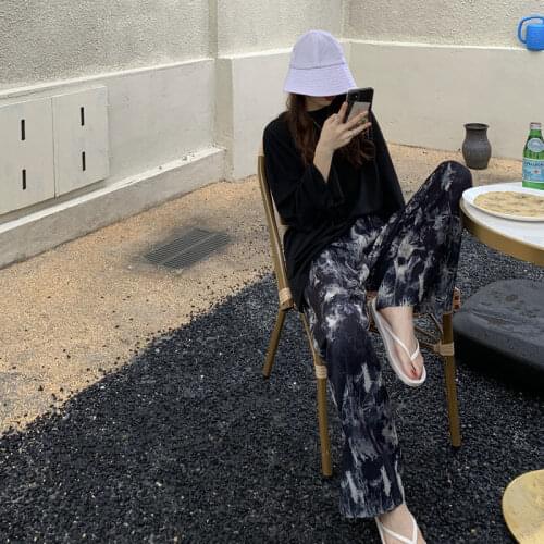 Harajuku Streetwear woman pants Tie dye joggers mujer pantalones 2020 vintage femme pantalon korean style sweatpants ropa mujer