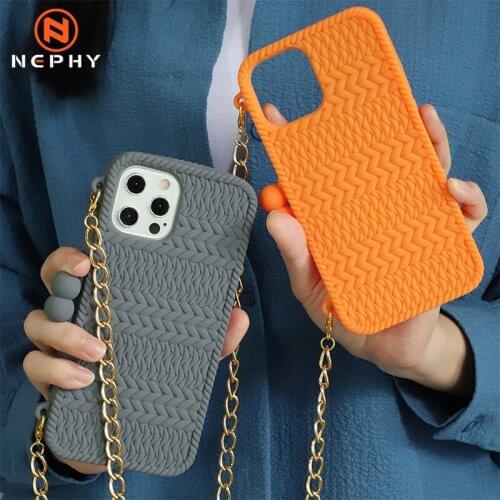 Luxury Satchel bag lanyard Soft Epoxy phone case iPhone 6 6S 7 8 Plus X XR XS Max SE 2020 iPhone 12 mini 11 Pro Max cover coque