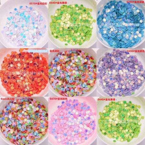 DIY gold sequins 9mm sequin shoes and shoes hat decoration material wedding party decoration material sequins JJ388