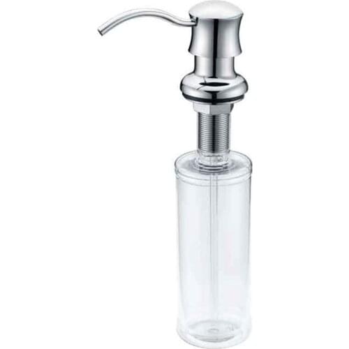 European Kitchen Sink Countertop Soap Dispenser Built in Hand Soap Dispenser Copper Pump 320Ml Large Capacity Bottle