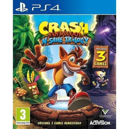 Crash Bandicoot N. Sane Trilogy PS4 Game Original Playstation 4 Game 2021 New Stock