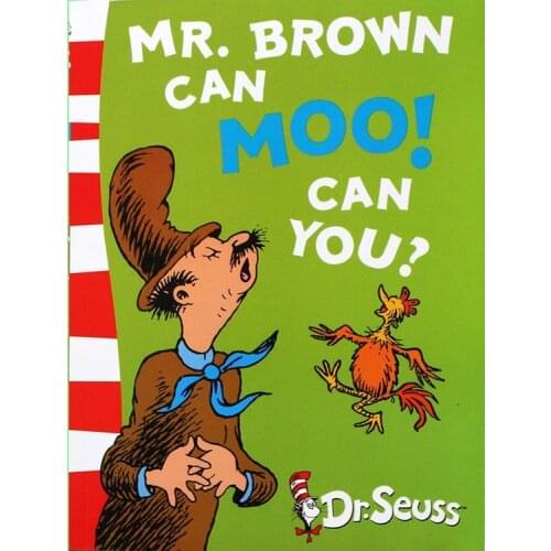 Mr.Brown Can Moo! Can You? Dr.Seuss Interesting Story Parent Child Kids Early Education Picture English Book Christmas Gift