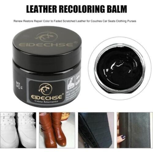 50ml Leather Repair Filler Kit Restore Renew Car Seats Sofa Shoe Scratch Scuffs Repair Cream Furniture Complementary Color Paste