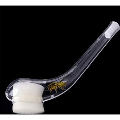 25PCS Bee Queen Cage Honey Tools Beekeeping Tobacco Pipe Type Plastic Cell Cells Box Catcher Catching Bees Tools Beekeepers Bee