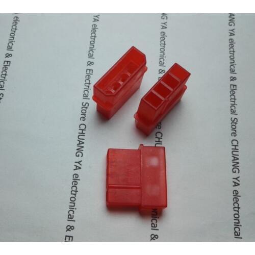Molex red big 4P 4D female for PC computer ATX IDE Power connector plastic shell Housing