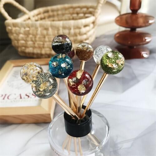 Japan Style Gold Foil Starry Sky Hair Clips Hair Sticks Metal Gold Color Handmade Barrette Women Hairpins Hair Accessories Gift
