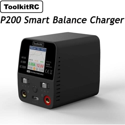 ToolkitRC P200 200W 10A High Power Charger Adapter AC100W Mini Desktop Power Supply