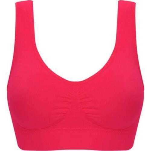 4XL-6XL Plus size Women Seamless Bra Fitness Yogi Vest Underwear Padded Crop Tops Underwear No Wire-rim Bras