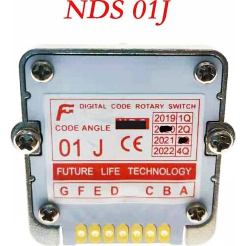 Brand new original authentic 01h Rotary band switch Digital band switch feed override CNC panel knob switch NDS-01j