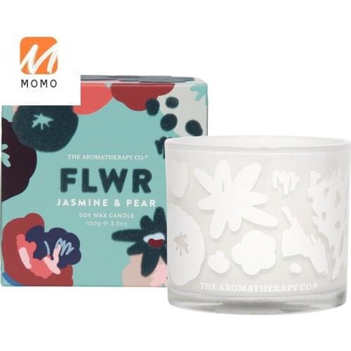 . Fragrance Essential Oil Smokeless Flower Aromatherapy Candle Soothing the Nerves and Helping Sleep
