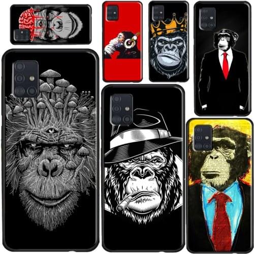 Amazing Monkey Chimpanzee Cover For Samsung A52 A72 A12 A32 A42 A51 A71 A41 A31 A11 A21S A20e A50 A70 A40 A20S Case