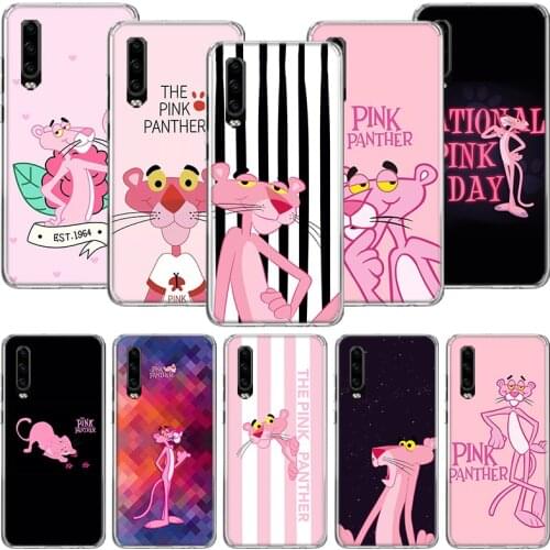 Pink Panther Cartoon Phone Case For Huawei P30 P40 P20 P10 Mate 20 10 30 Lite Pro P Smart Z Plus Printing Cover Coque Shell