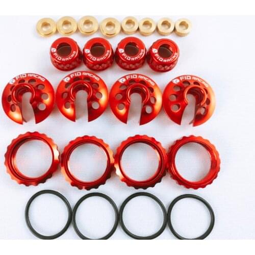 FID RACING aluminum shock absorber spring perch +tension collar +prevent oil leaking kit for LOSI 5TIVE T PARTS