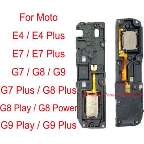 Loud Speaker Loudspeaker Buzzer Ringer Flex Cable For Motorola Moto E4 E7 G7 G8 G9 Plus Play Power Cell Phone Buzzer Parts