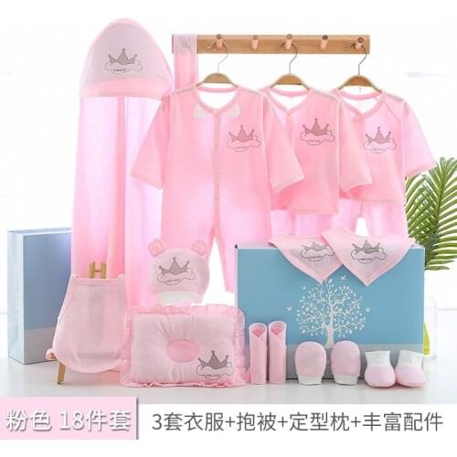 Cotton newborn clothes set newborn baby girl clothes newborn baby boy clothes set baby kleding 18 pieces summer baby set hot new