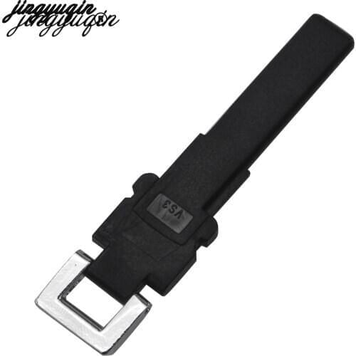 Jingyuqin 10pcs Car-Styling Remote Uncut Emergency Car Key Fob Insert Blank Blade For VW VOLKSWAGEN For Passat B6 B7 CC Insert
