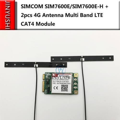 JINYUSHI for SIMCOM SIM7600E/SIM7600E-H + 2pcs 4G antenna Multi Band LTE Module CAT4 module