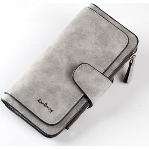 2019 New Brand Leather Women Wallet High Quality Design Hasp Card Bags Long Female Purse 6 Colors Ladies Clutch Wallet