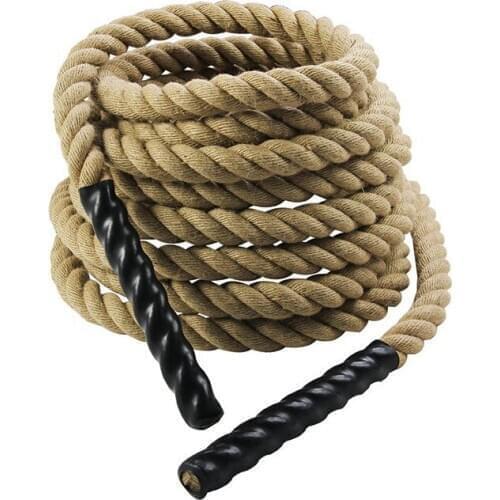 Manila hemp battle ropes Muscle Power Training Rope For Climbing WOD training 1pc (3.8cmx9 meter) 1.5"x30