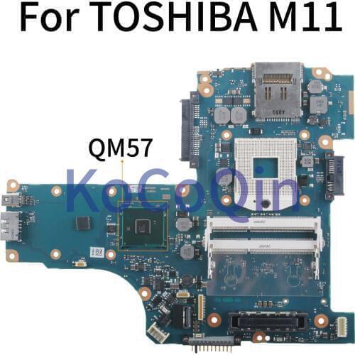 KoCoQin Laptop motherboard For TOSHIBA TECRA M11 FGVSY1 A5A002764010A QM57 Mainboard