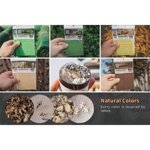 1/32 1/35 1/48 Scale Plant Model Scenes Decorations Accessories Four Seasons Natural Colors Paper Leaves Series
